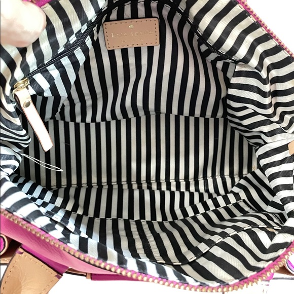 Kate Spade Pink Convertible Satchel Shoulder Crossbody Leather Bag - Picture 5 of 7